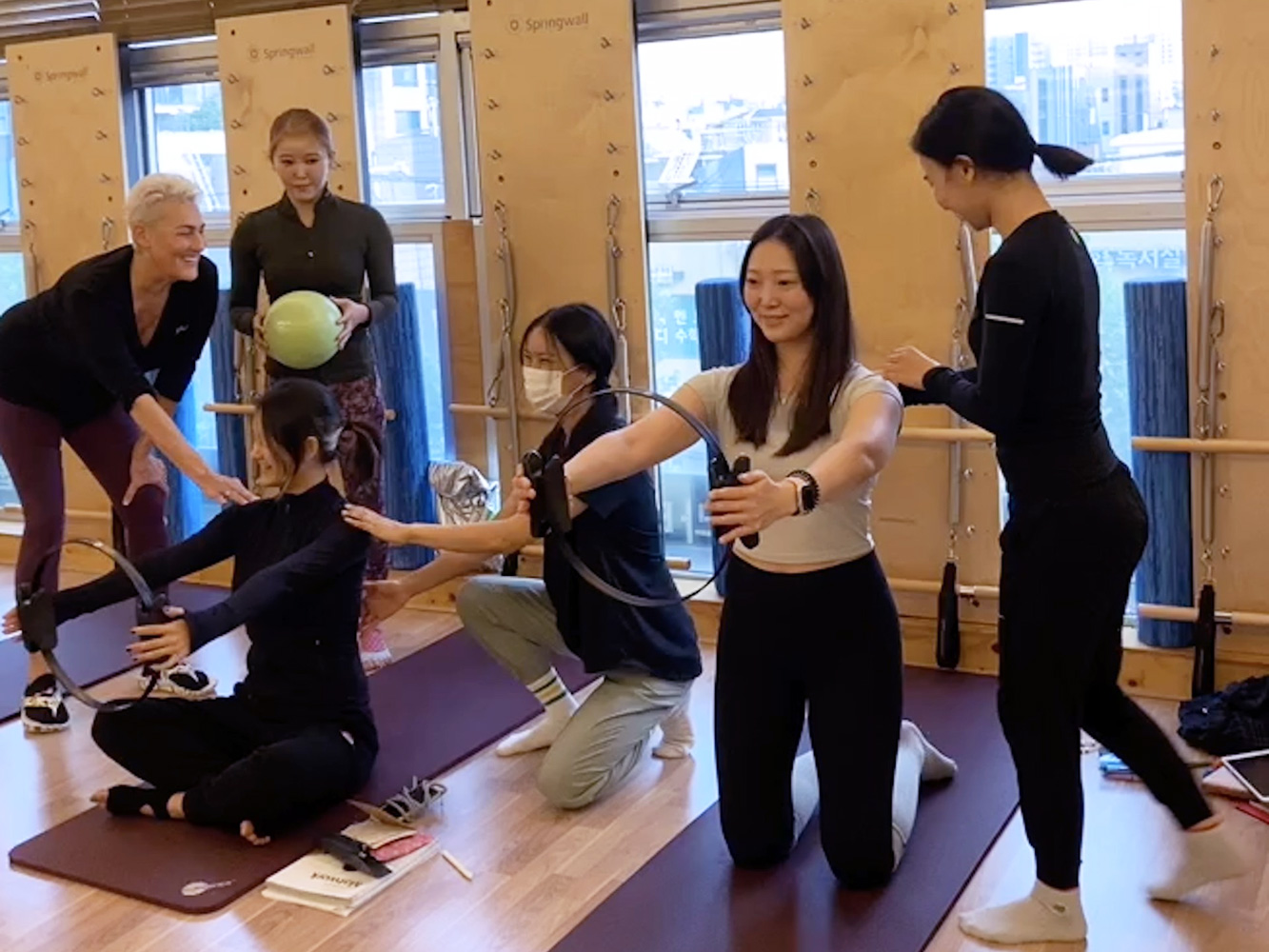 STOTT PILATES certified instructor Jill, in South Korea