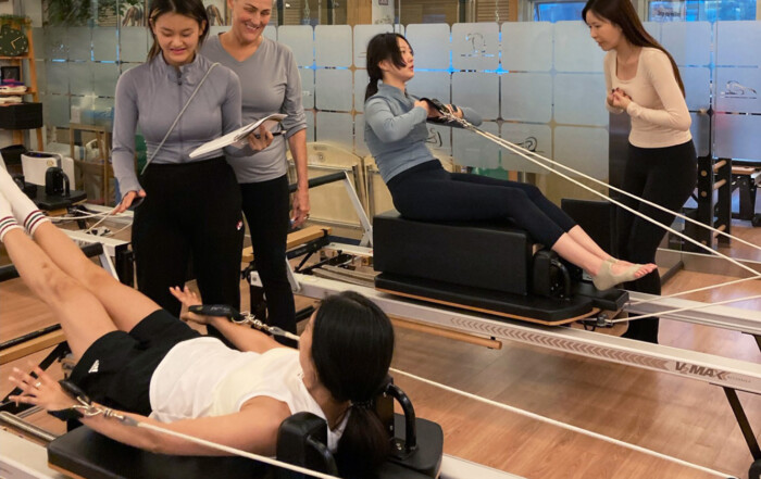STOTT PILATES certified instructor Jill, in South Korea