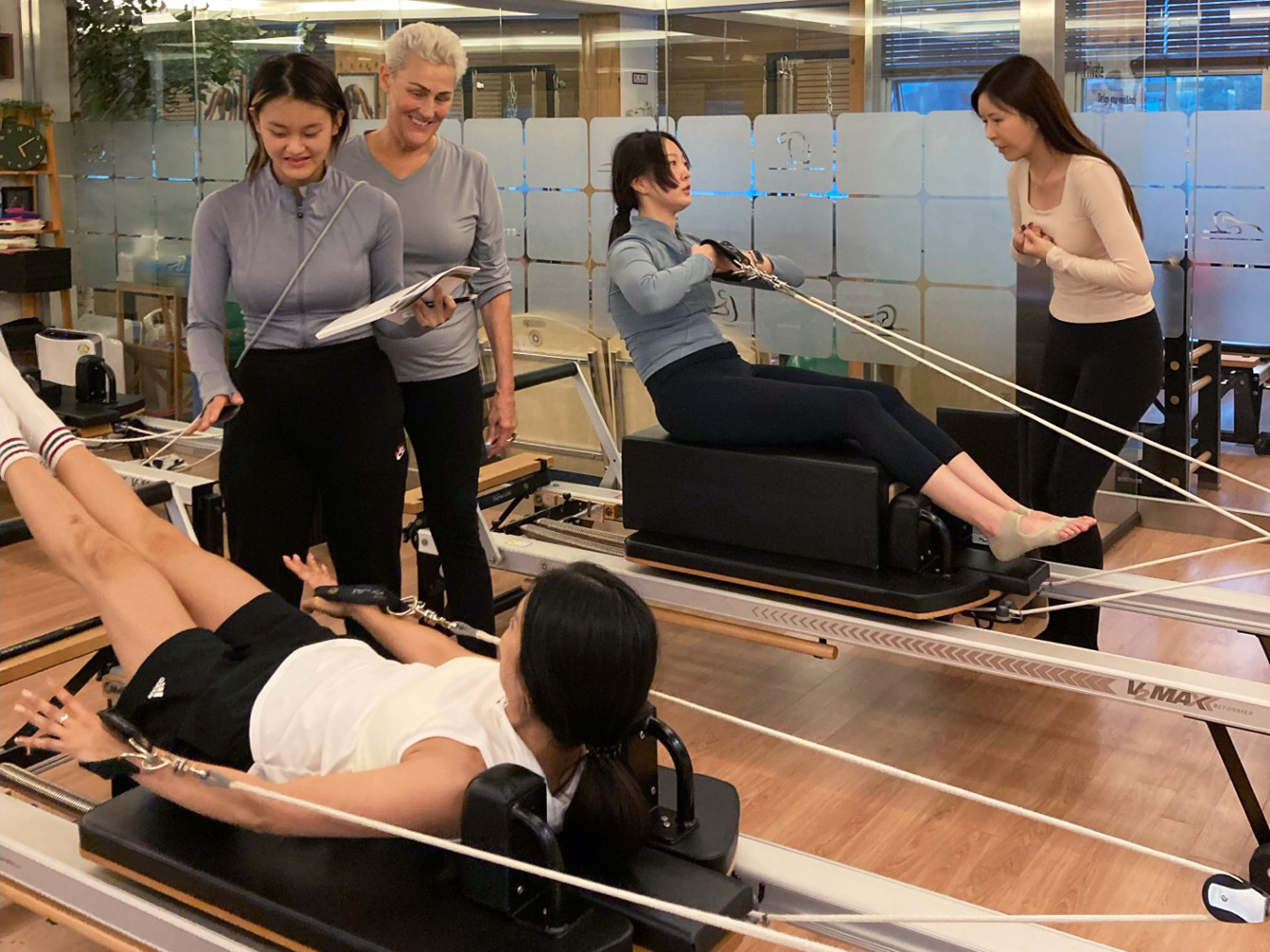 STOTT PILATES certified instructor Jill, in South Korea